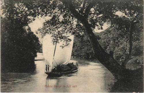 Cpa padda barge - full, sail