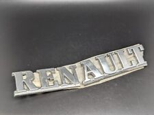 RENAULT 180MM LOGO SIGLA EMBLEMA FREGIO STEMMA SCRITTA BADGE TARGHETTA TARGA