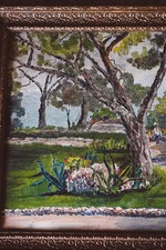 Dipinto a olio su tavola