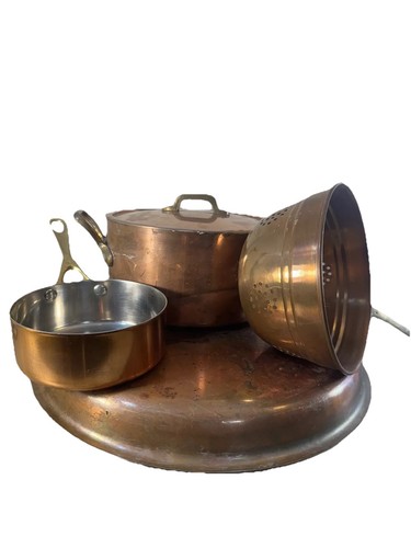 Padella vintage rame - rame, 10"
