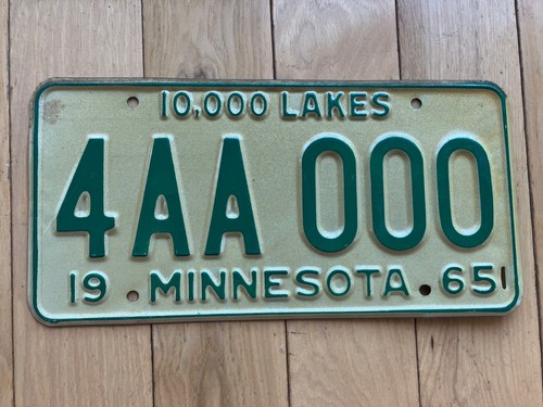 Targa campione minnesota - targa, 1965