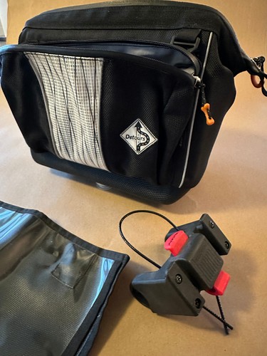 Borsa manubrio detours - detours, nera