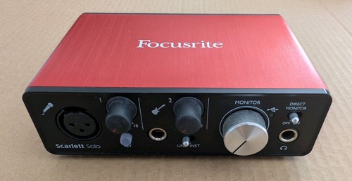 Focusrite scarlett solo - focusrite,