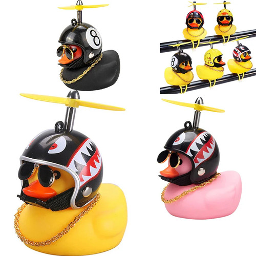 Anatra gialla per casco