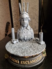 Saint Seiya Athena Atena exclamation diorama. Dipinto a mano