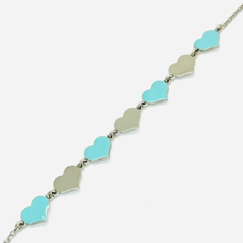 Bracciale donna argento - bracciale, cuori