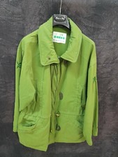 giacca diadora sport jacket felpa tg s vintage tshirt donna woman verde estiva