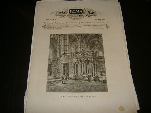 1874 antologia illustrata - antologia, roma