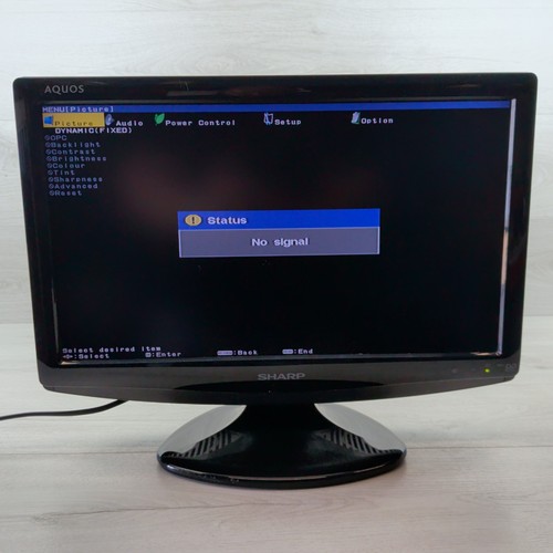 Sharp aquos 19d1e - sharp, bk