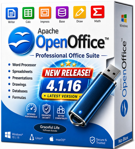Openoffice 16 software - 4.1.16,