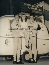 Foto originale Felice Gimondi con Vittorio Adorni al Giro d'Italia del 1966