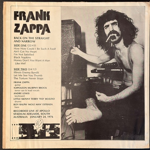 Frank zappa and - frank, of