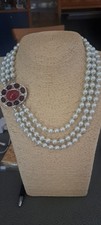 Collana donna giri - giri, perle