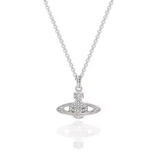 Collana con ciondolo sfera di