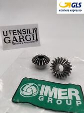 COPPIA INGRANAGGI RUOTE CONICHE Z20 PER BETONIERA IMER SYNTESI 140 -140 HDPE-160