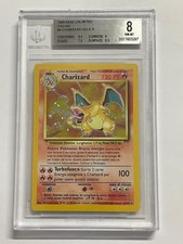 POKEMON TCG BGS 8 CHARIZARD 4/102 Set Base - 1999 ITA ITALIANO