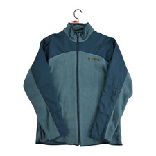 Giacca in pile da uomo grigia