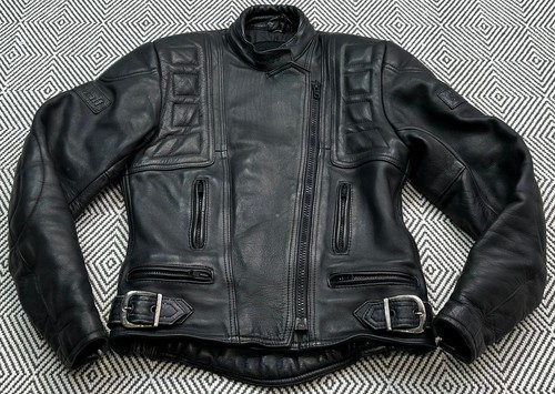 Giacca moto donna biker pelle