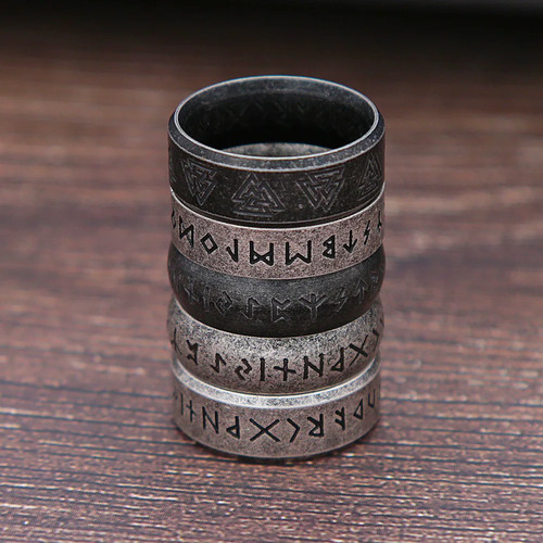 Anello runa vichinga - runa,