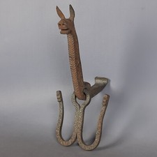 Gancio Ferro Battuto Per Cavalli Grifone Medievale Siena Scultura Simon Saronni