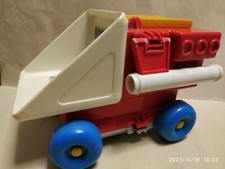 MATTEL 1985 giocattolo CARRO RUSPA vigili del fuoco VINTAGE made in Hong Kong