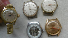 5 vecchi orologi da polso Kienzle Tresa Cetikon Davar Mauthe funzionanti