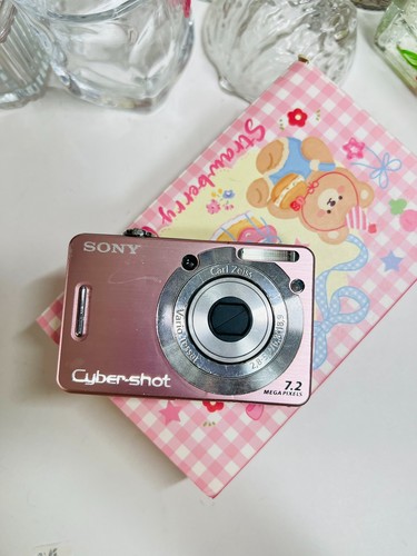 Sony cyber shot - dsc-w55, rosa