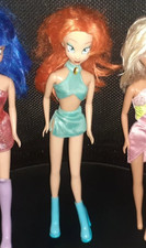 DOLL Girl Fairy WINX Club BLOOM 1 SERIES Poupe Vintage italy 2003 + ICE CARD SET