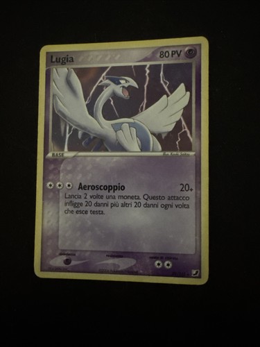 Carta pokemon lugia 115 - lugia, ex