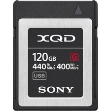 Scheda di memoria Sony XQD G da 120 GB