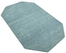 Tappeto Uni Grigio 100% Lana