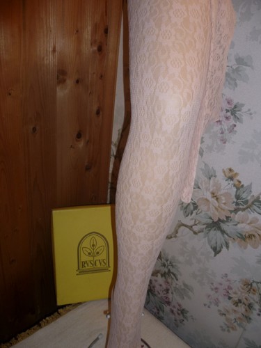 Collant ruscus pizzo fiore - collant, con