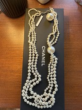 Collana Chanel 3 fili e grandi
