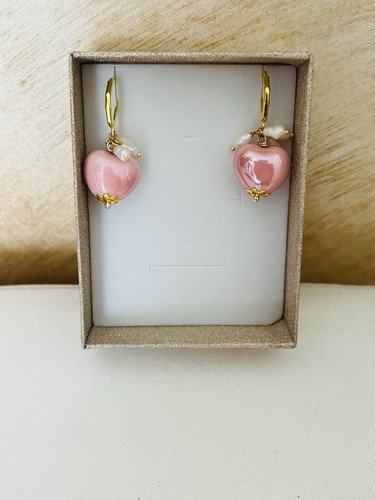 Orecchini pendenti cuori - cuori, e
