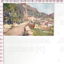 A2318 AOSTA COURMAYEUR CHIESA 1920 ILLUSTRATORE ZAMBELETTI