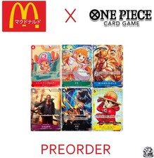 One Piece x Mcdonald's 2025 Promo Card SET COMPLETO Sealed PREORDINE JP