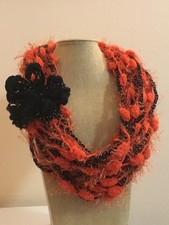 Sciarpa collana, scaldacollo, regalo di Natale, sciarpa misto lana