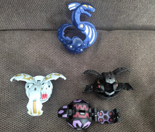 BAKUGAN BATTLE BRAWLERS LOTTO 4 PEZZI ANNI 2009 /10 OTTIMI E RARI