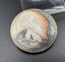 Moneta rotonda World Wide Mint 1 oz argento classica testa di liberty/aquila FDC