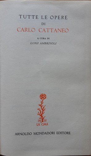 Carlo cattaneo tutte le - cattaneo,