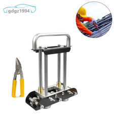 Piegatrice a rullo manuale per tetti in metallo con tagliente per realizzare bordi pieghevoli