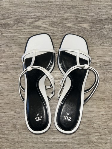 Zara white strap sandal - zara,