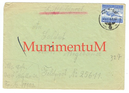 Lettera posta aerea vuota