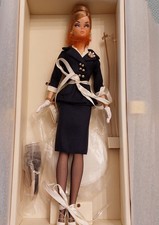 Barbie Silkstone Boater Ensemble Gold Lebel Mattel Ed. Conv. IDC2013