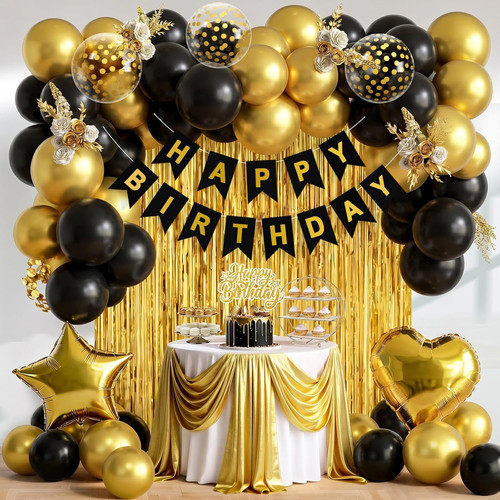 Decorazioni compleanno oro - compleanno,