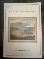 Folder como città della - como, seta