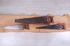 Lotto 3 vecchie seghe a mano E.C. Simmons Warranted Superior Standard n° 37982