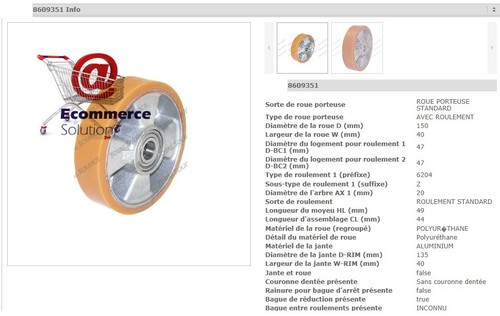 Ruota stabilizzatore pramac - ruota,