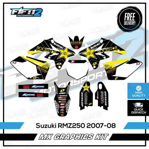 Kit grafica motocross suzuki - kit,