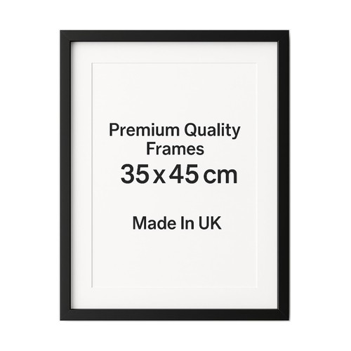 35x45 black photo frame - 35x45, cm